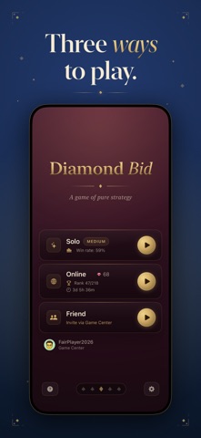 Diamond Bid iPhone screenshot