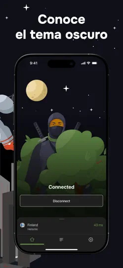 Captura de pantalla de AdGuard VPN: Privado Y Seguro en iPhone 7
