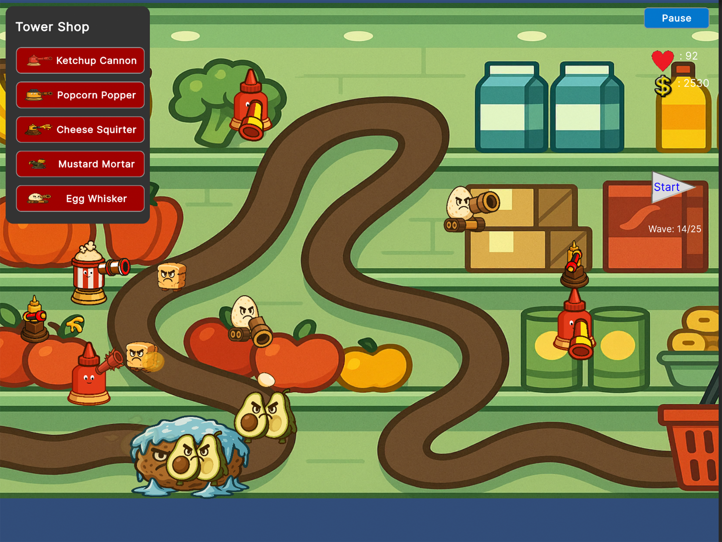 Food Fight Tower Defense