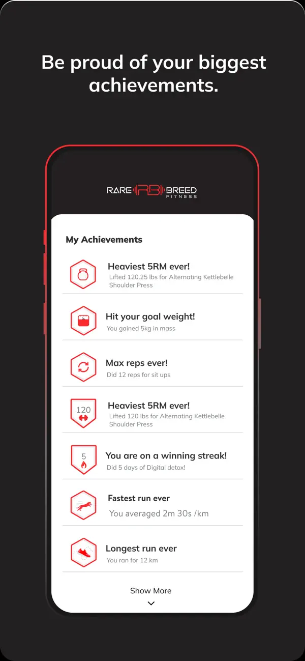 Screenshot #3 pour RARE BREED FITNESS
