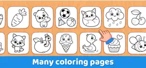 Coloring games for toddlers screenshot #5 for iPhone