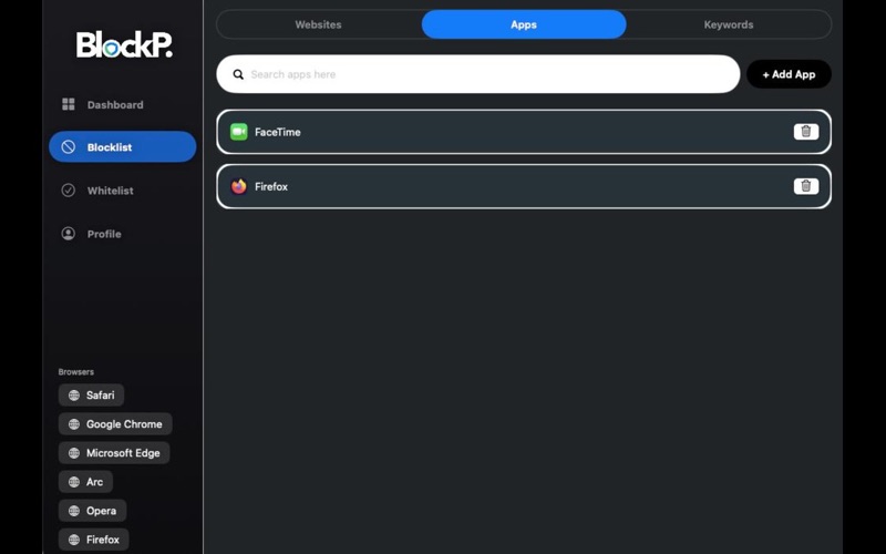 App screenshot