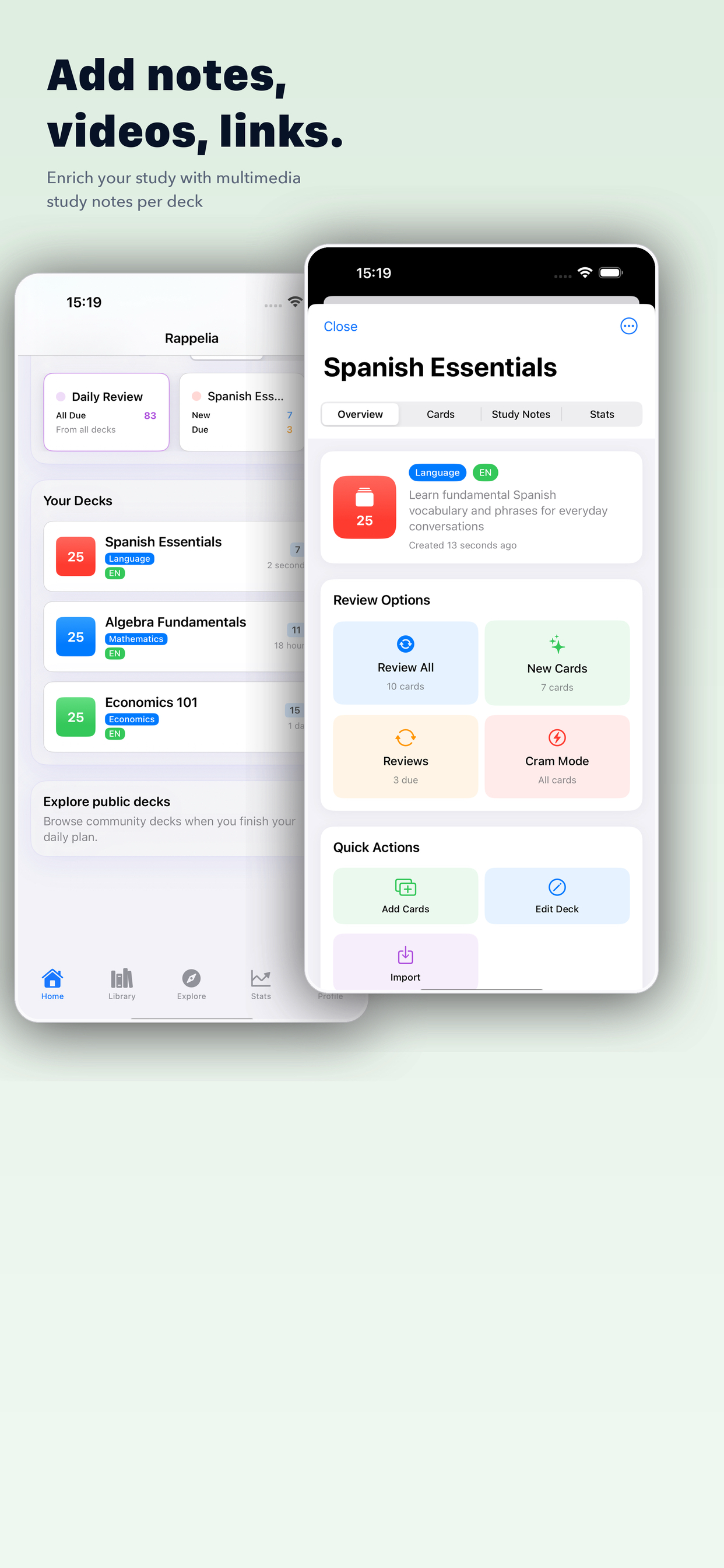 Rappelia: Smart Flashcards screenshot 7