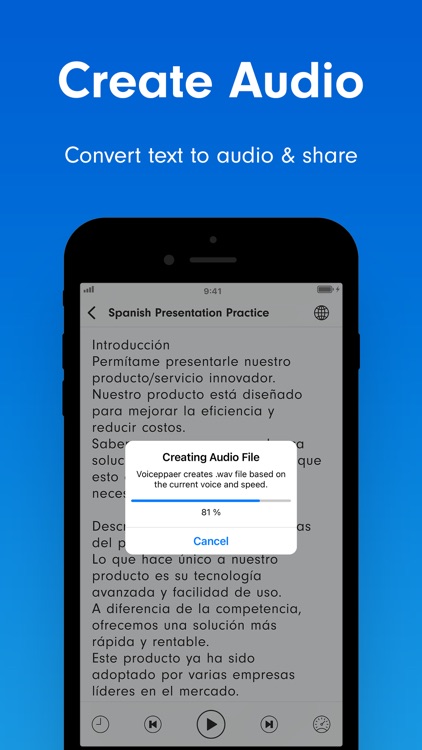 Voicepaper Text to Speech TTS screenshot-8