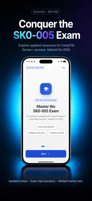 Server+ SK0-005 Exam Prep 2026 screenshot 2