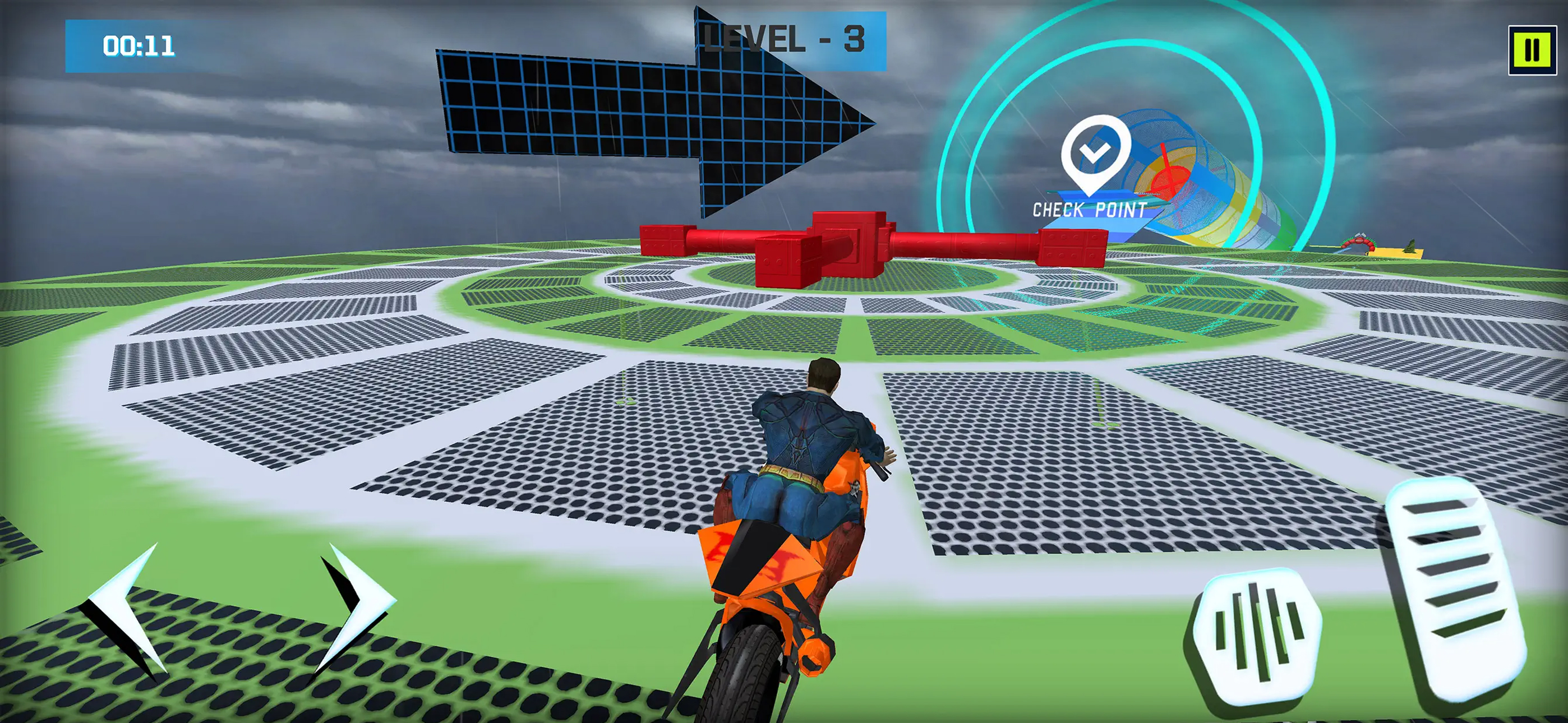 Superhero Extreme Bike Stunts