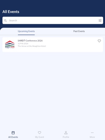 SAREIT Conference iPad screenshot