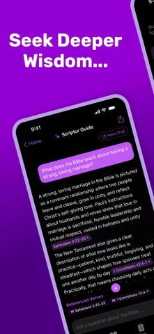 ScripturAI: Bible Study AI Screenshot 1 of 9