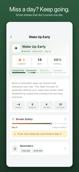 Habit Keystone - Small Steps Screenshot 4 of 9