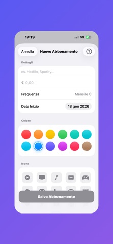 SubTracker screenshot