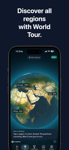 World Capital Cities: Trivia iPhone screenshot