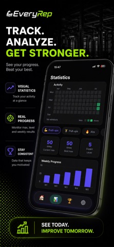 EveryRep - Workout Progress iPhone screenshot