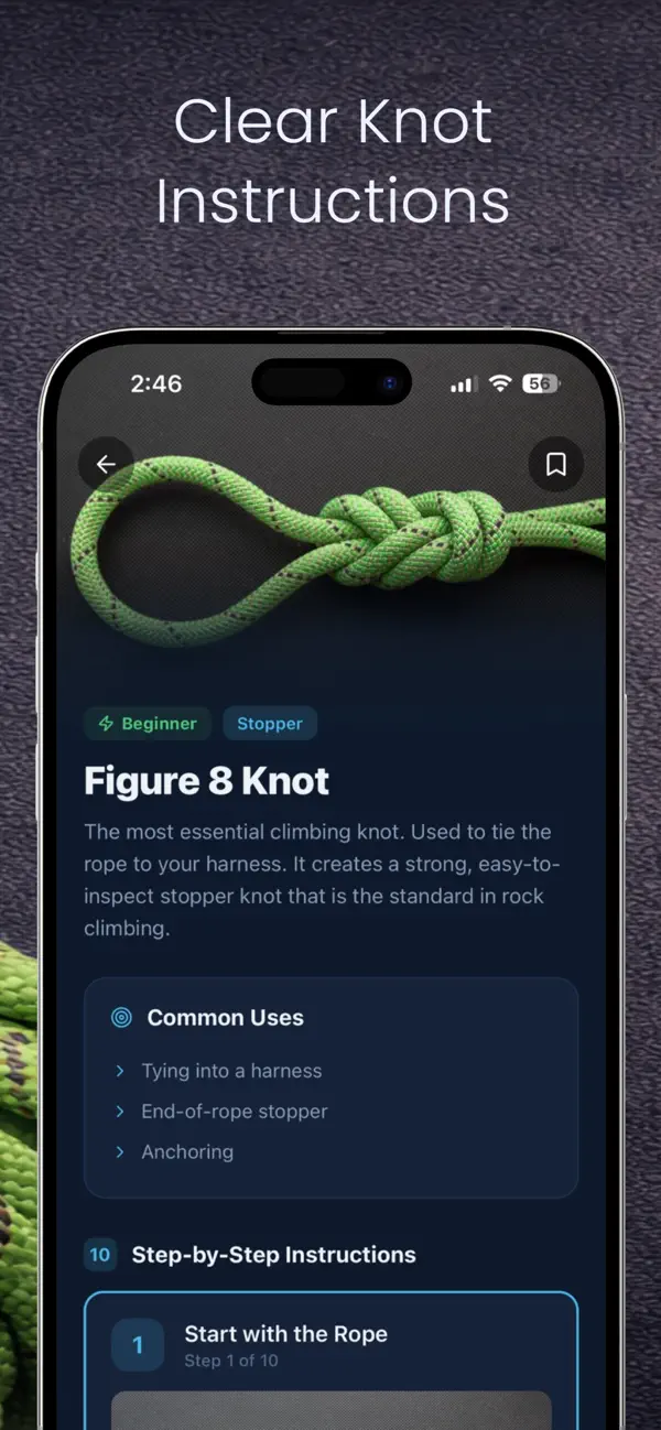 #3. Climbing Essentials - Knots (iOS) Ved: Austin Michie