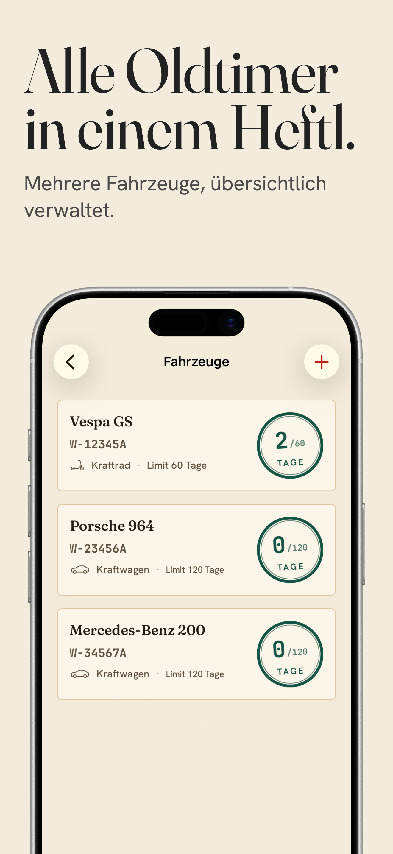 heftl.at: Oldtimer-Fahrtenbuch screenshot 6