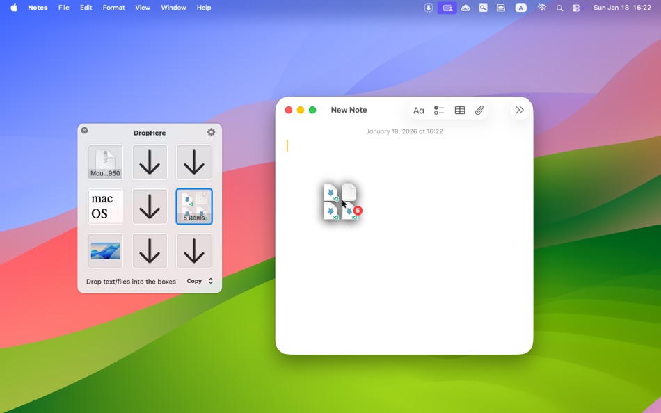 #2. DropHere (macOS) 作者: 兰桂 吴