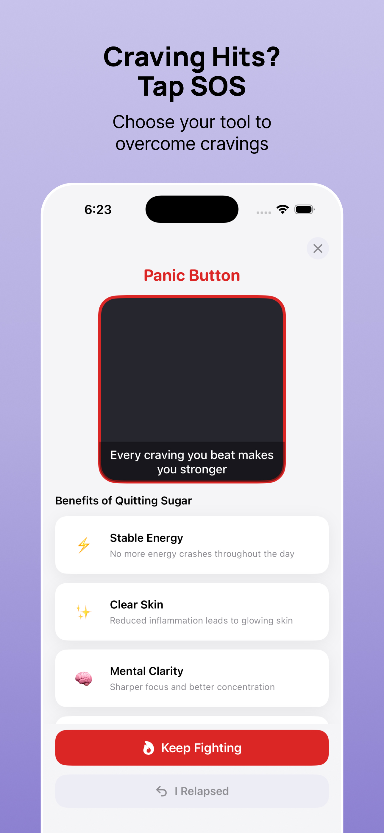 Zerra - Quit Sugar App