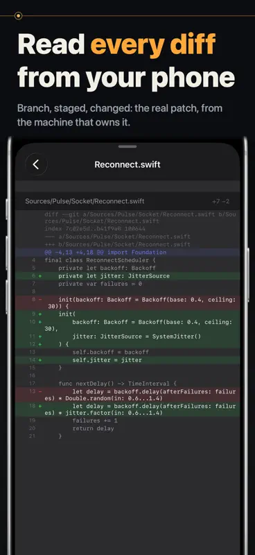 Tailscode: Coding Agent Remote screenshot 5 of 10