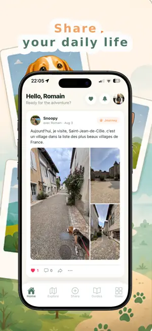 FurryJourney: Pet-friendly app screenshot 1