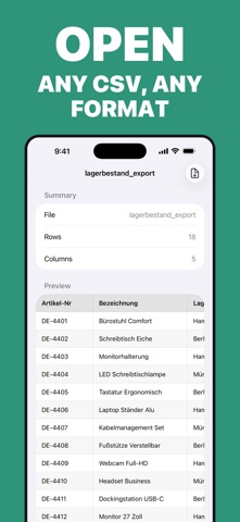 CSV to Excel: Spreadsheet Pro Screenshot 4 of 4
