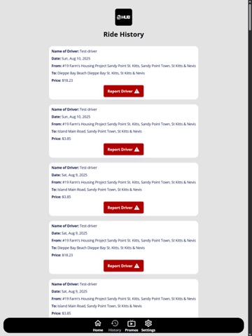 HUB-CONNECT iPad screenshot