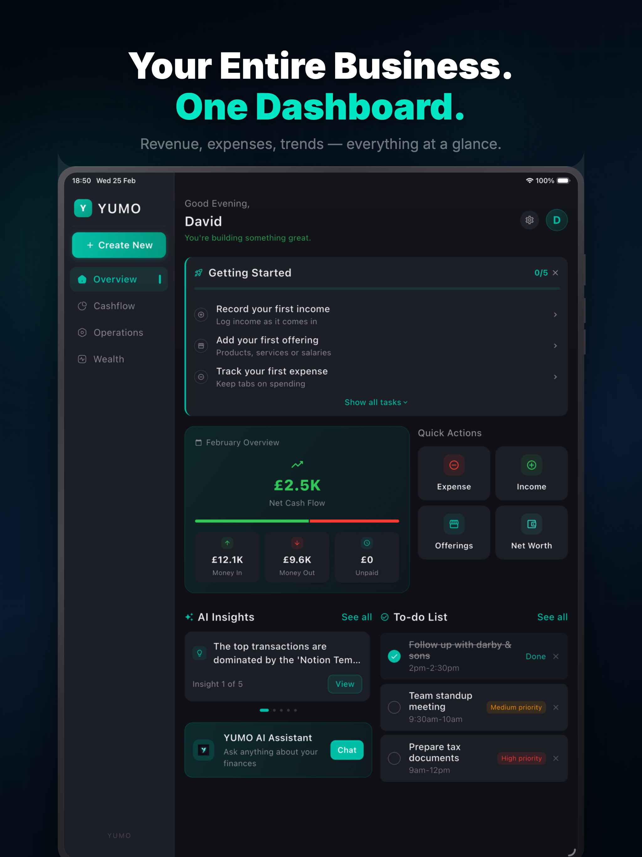 YUMO - Business Control Centre screenshot 11