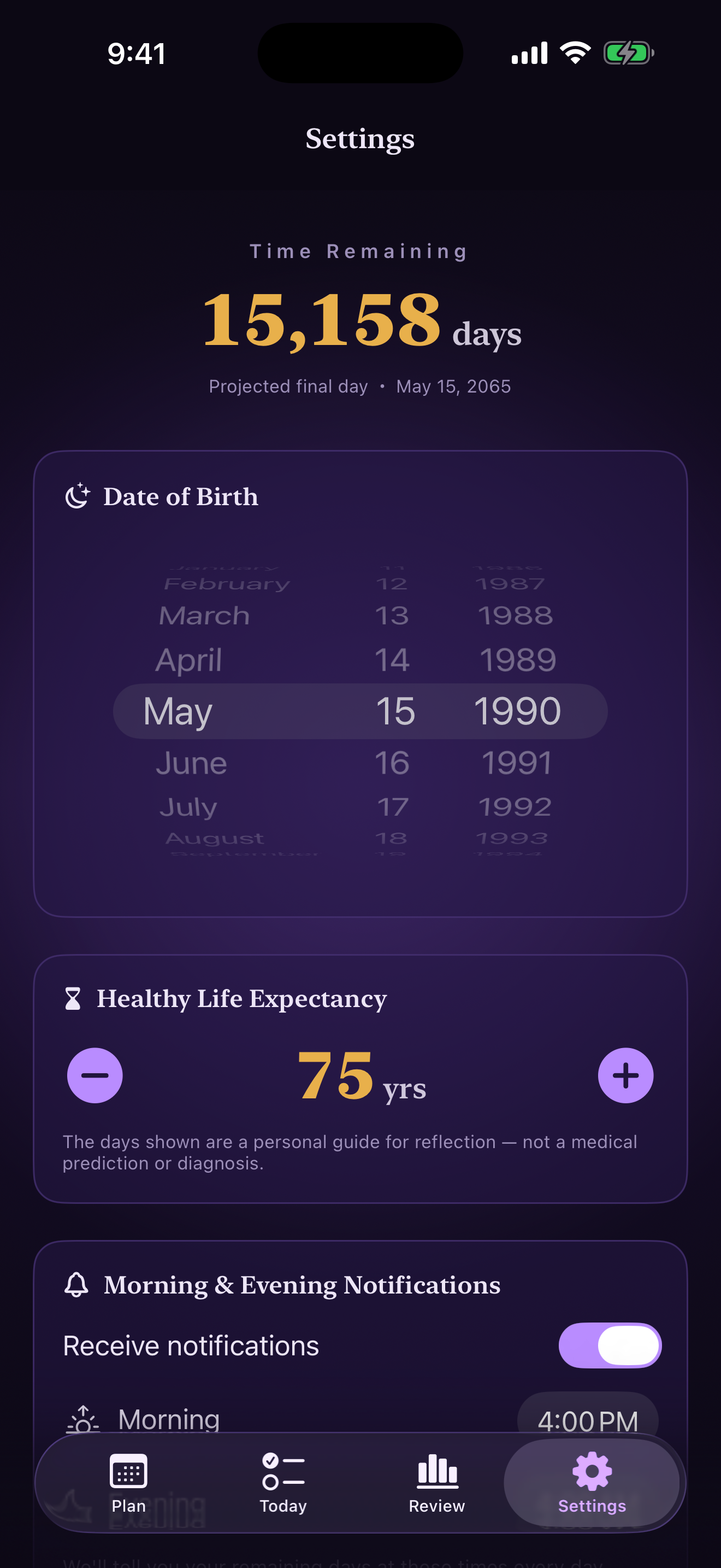 Momentu — Weekly Goal Planner screenshot 5