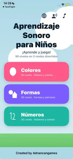 Captura de pantalla de Audio Learning For Kids en iPhone 1