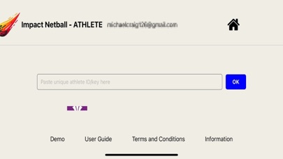 Impact Netball Athlete Screenshot