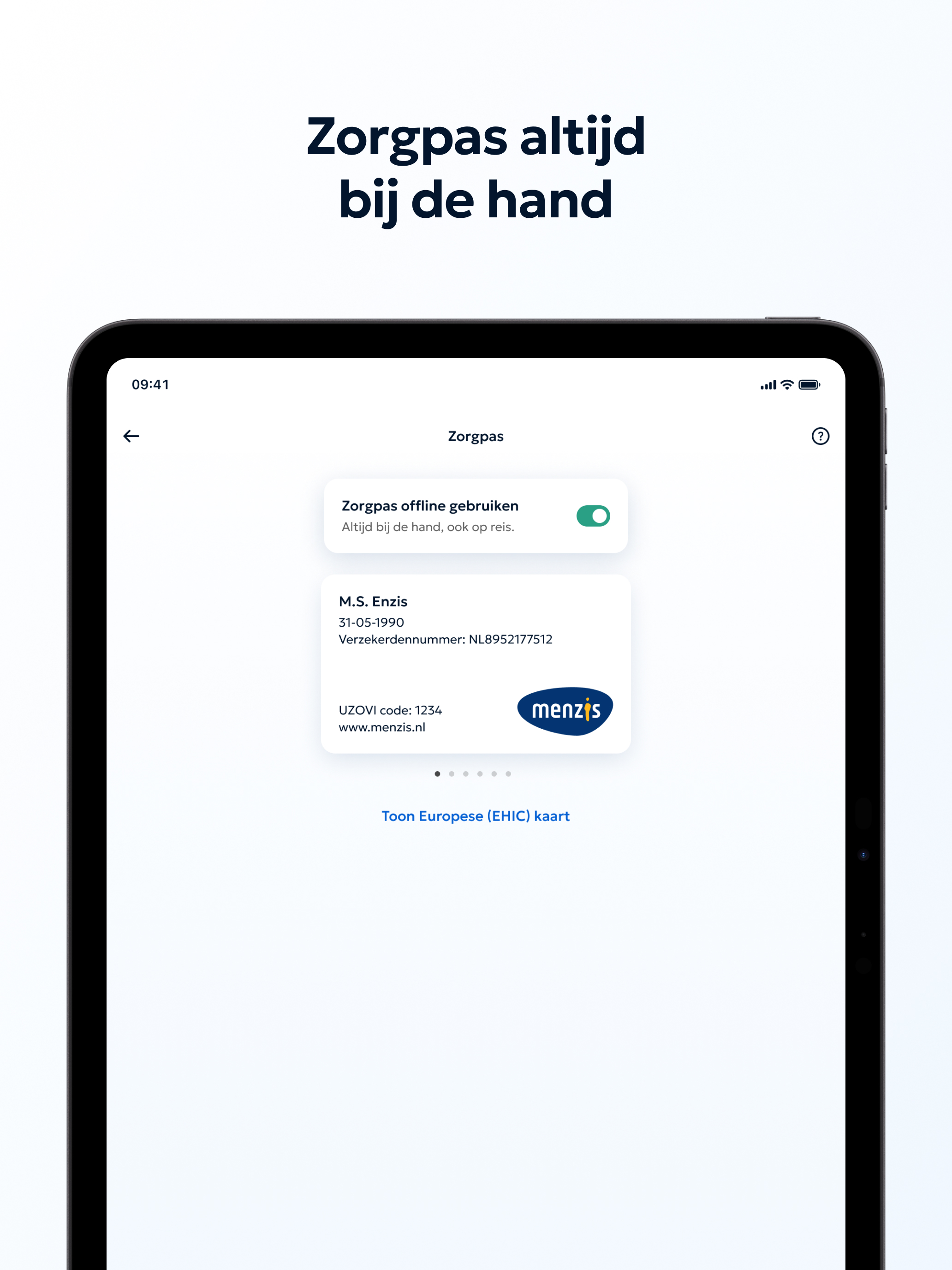 Menzis app screenshot 9