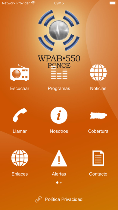 WPAB Radio Screenshot