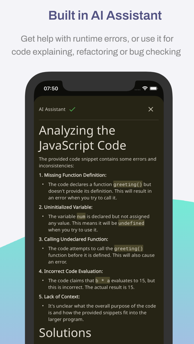 JavaScript Code-Pad Editor&IDEのおすすめ画像2