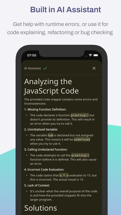 JavaScript Coding Editor & IDE