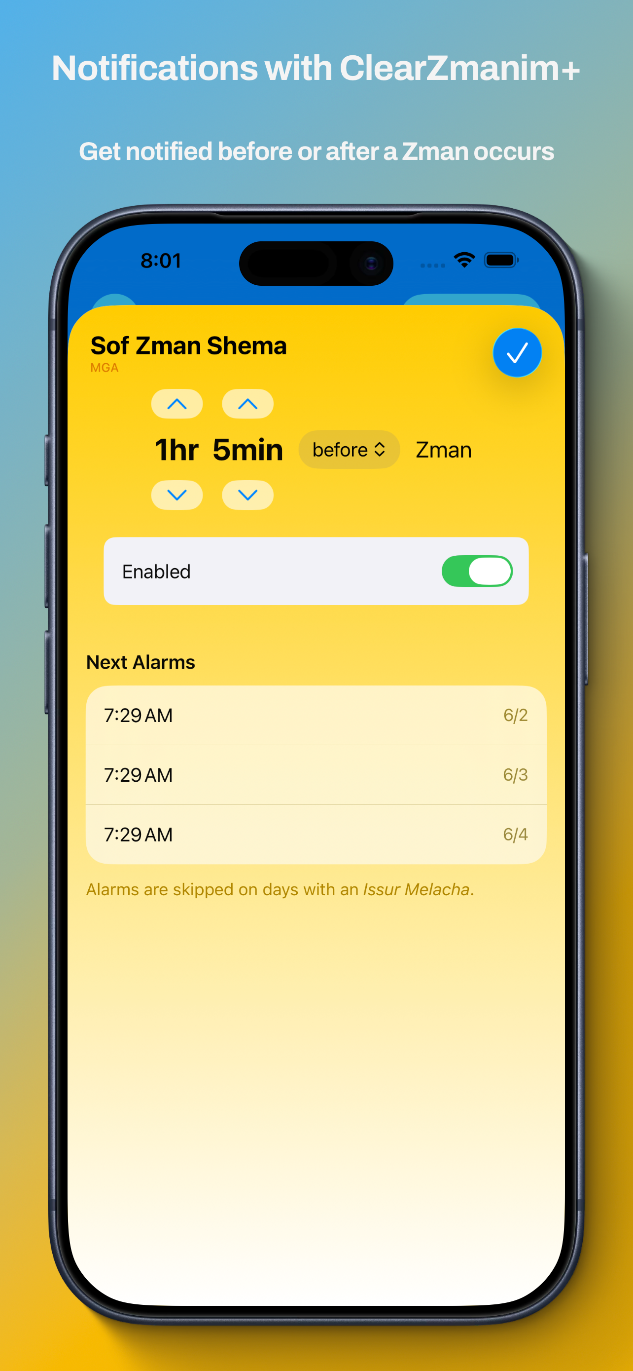 ClearZmanim screenshot 3
