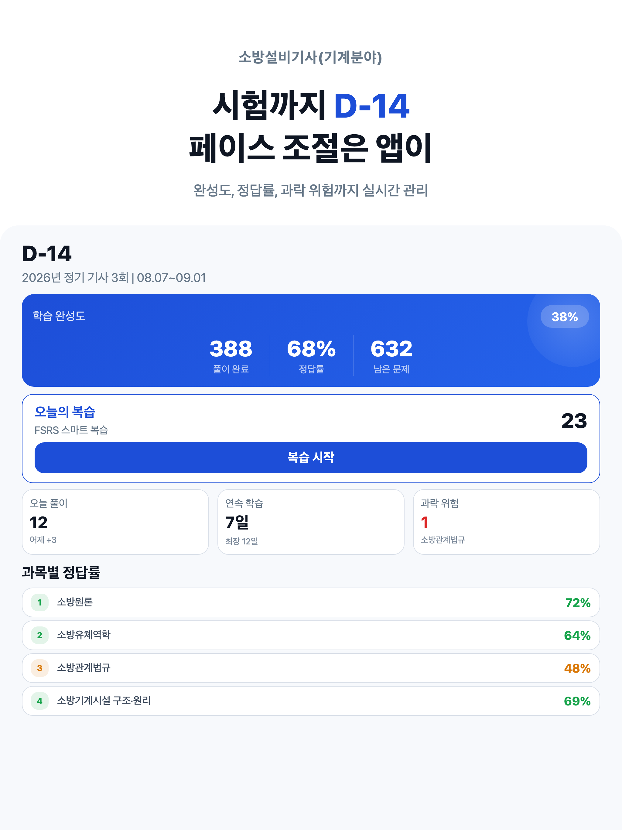 소설기 기계 - 소방설비기사 기계 필기 대비 screenshot 14