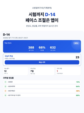 소설기 기계 - 소방설비기사 기계 필기 대비 iPad screenshot