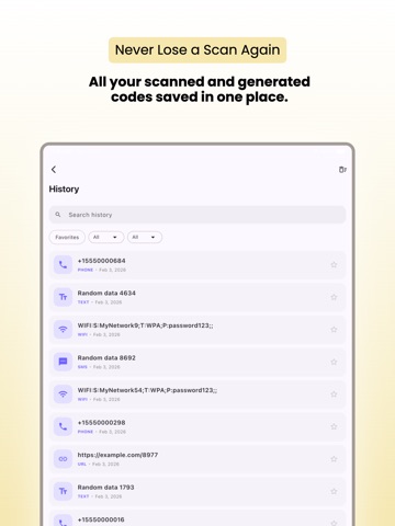 Code Scanner QR iPad screenshot