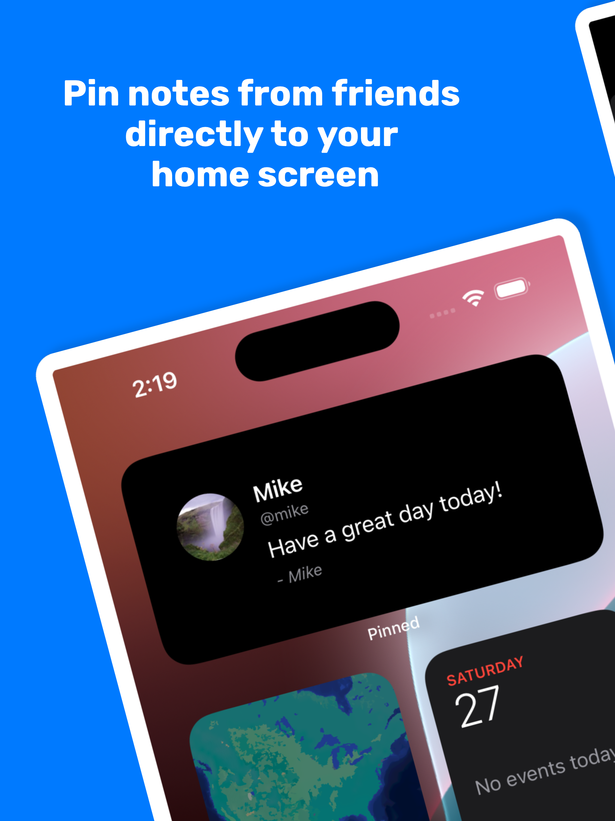 Pinned: Notes to Friends