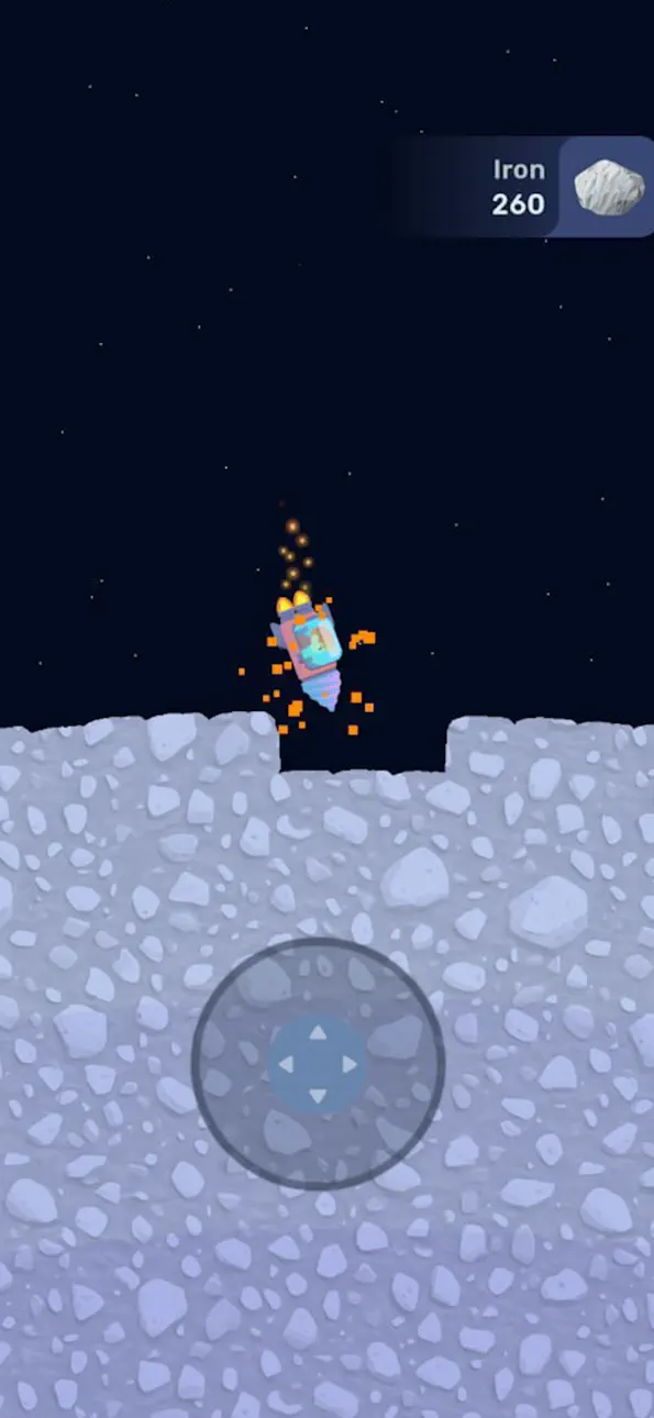 Planet Crusher: Mine & Attack iOS Mod IPA screenshot 1 - iOS game interface