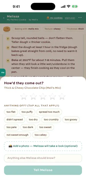 My Perfect Cookie — by Meli's screenshot 1