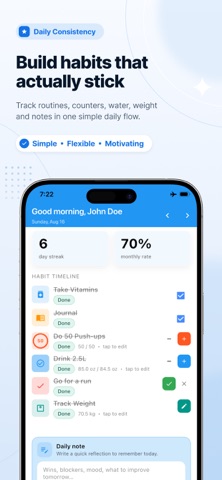 Habit Tracker: Stay Focused Screenshot 1 of 5