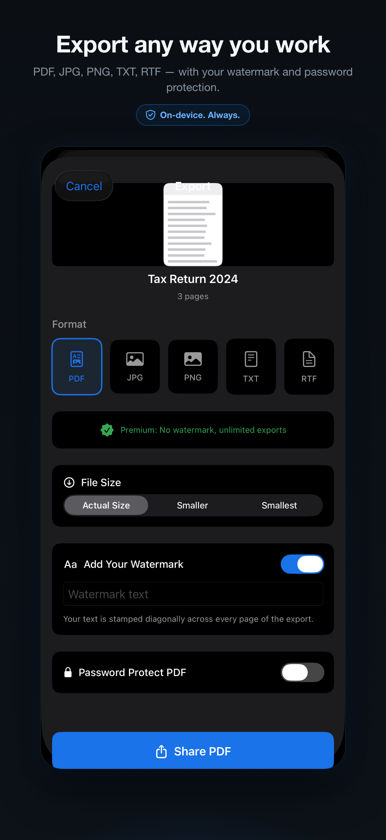 Private Scan screenshot 4