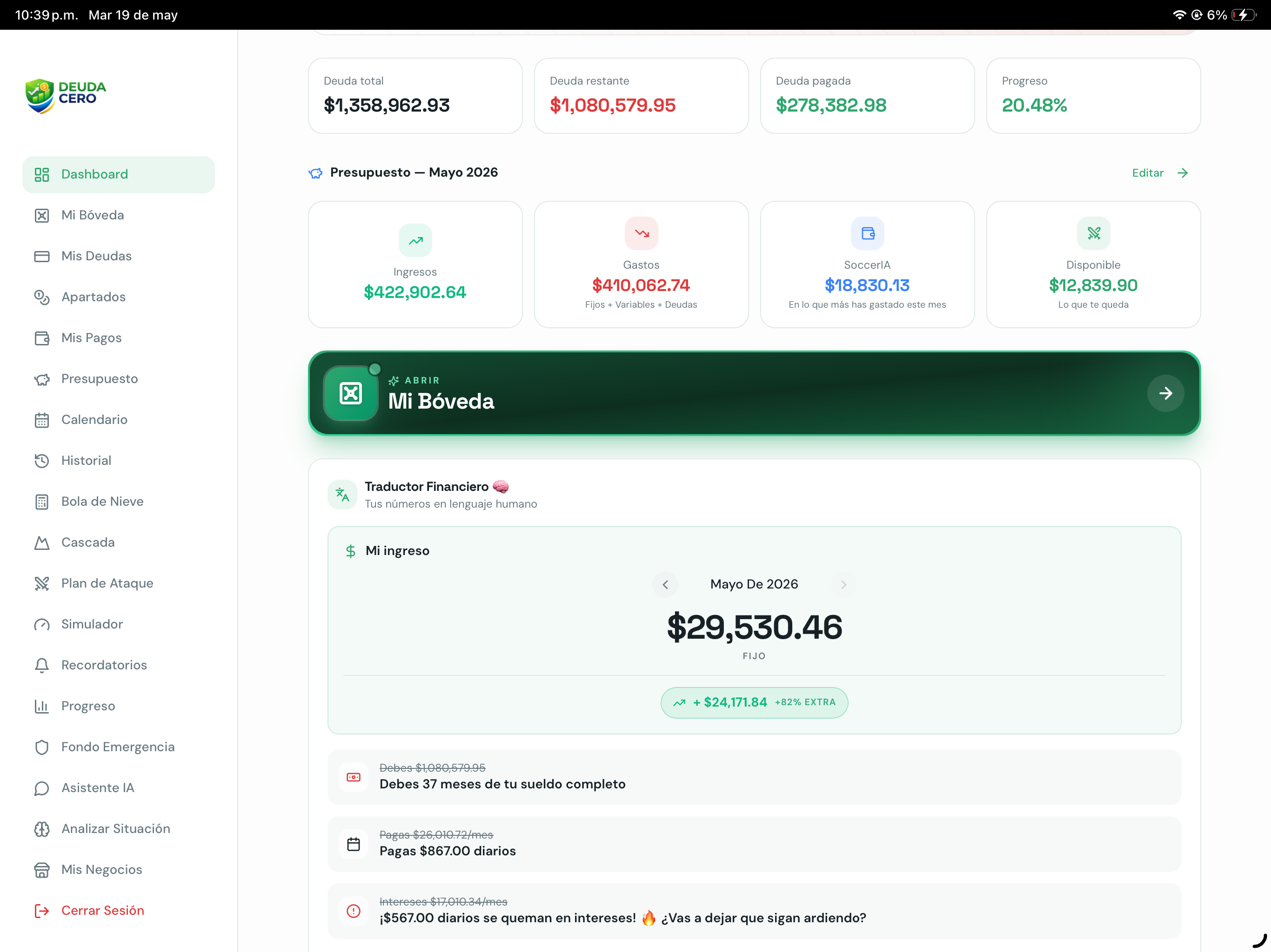 Deuda Cero App screenshot 16