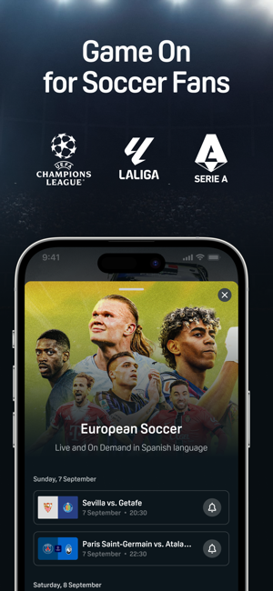 DAZN: Stream Live Sports Screenshot