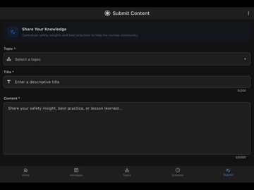 Nuclear Message of the Day iPad screenshot