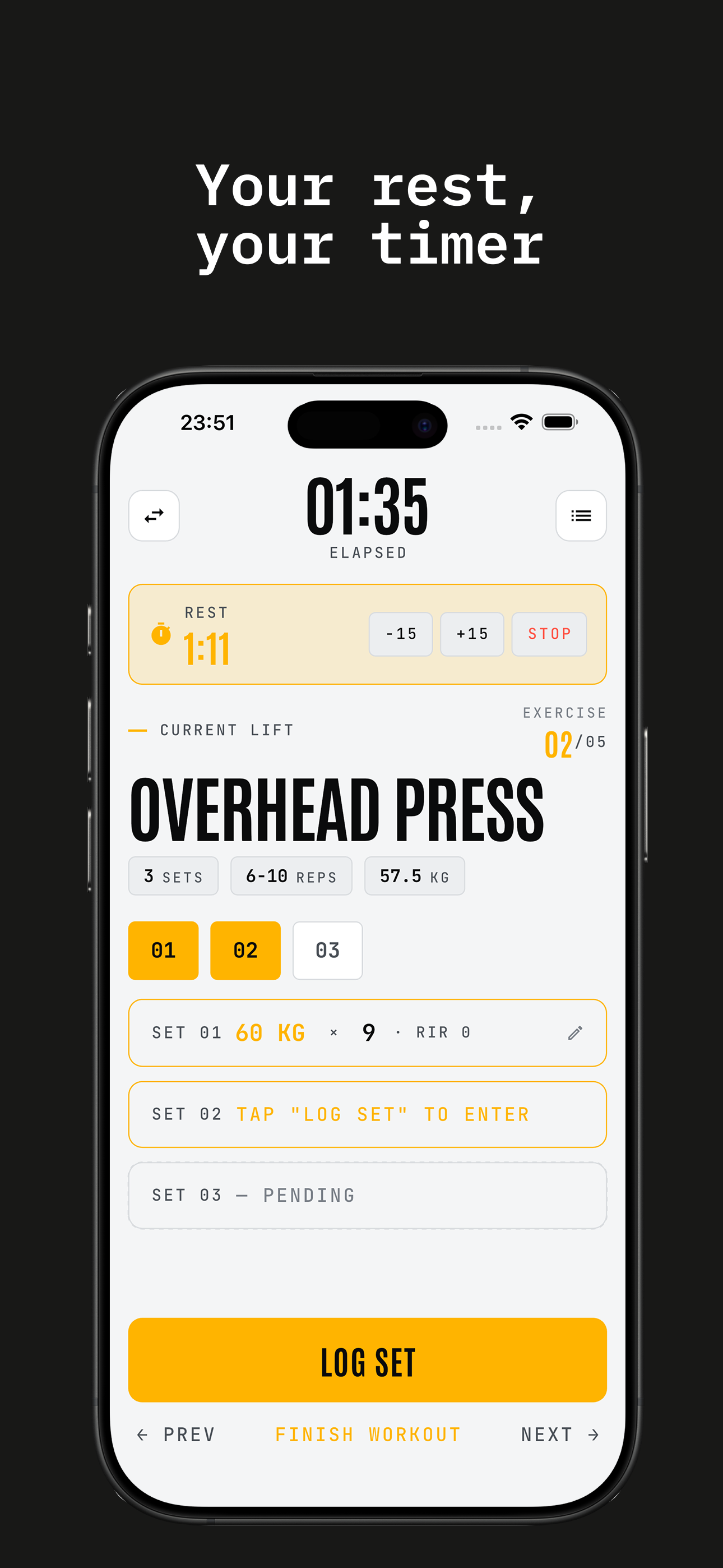 LS Workout Tracker