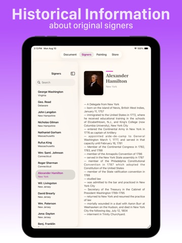 Constitution for iPad app screenshot 3
