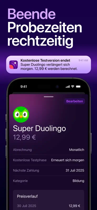 Abonnements Verwalten: Orbit screenshot 4 of 6
