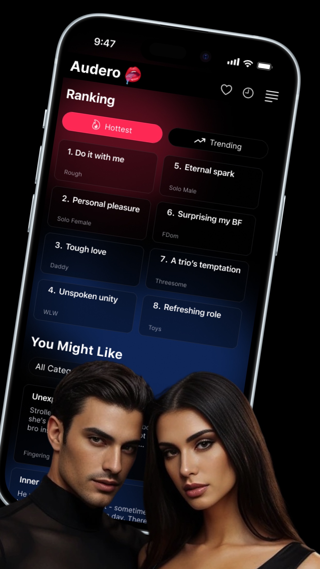 Audero - Erotic Audio Stories screenshot 2