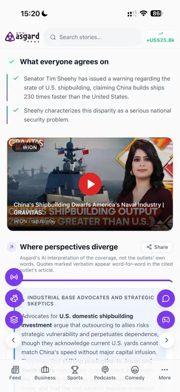 Asgard News screenshot 1 of 8