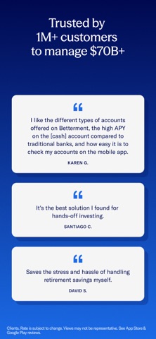 Betterment Invest & Save Money screenshot 9